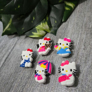 Hello Kitty Shoe Charms - Set of 5
